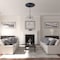 Ekena Millwork Oslo Ceiling Medallion (Fits Canopies up to 7 5/8"), Hnd-Painted Midnight Dream, 38 3/8"OD x 2 7/8"P CM38OSMDF - alternate 2